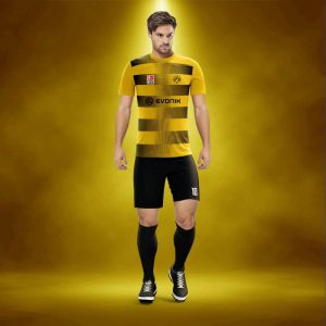 Dortmund Sarı-Siyah Dijital Halı Saha Forma